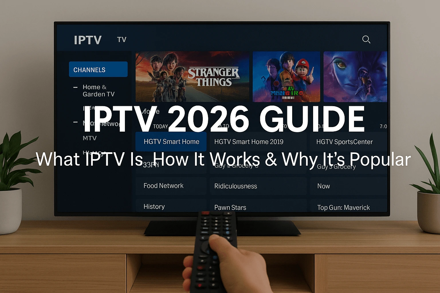 IPTV 2026 Website Banner
